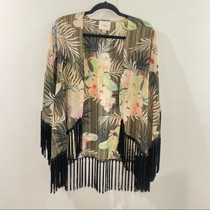Hawaiian 🌺 Fringe Kimono